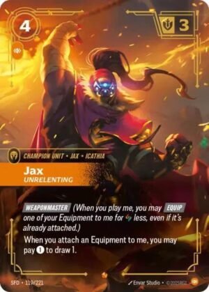 Jax - Unrelenting - 119/221