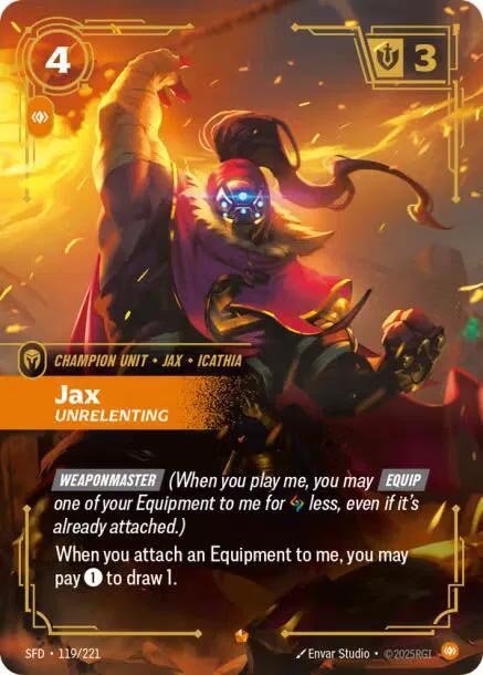 Jax - Unrelenting - 119/221