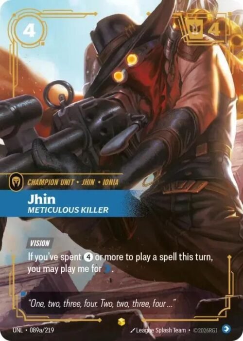 Jhin - Meticulous Killer (Alternate Art) - 089a/219