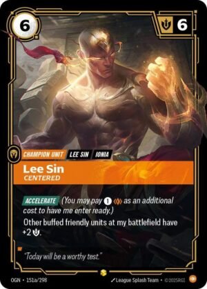 Lee Sin - Centered (Alternate Art) - 151a/298